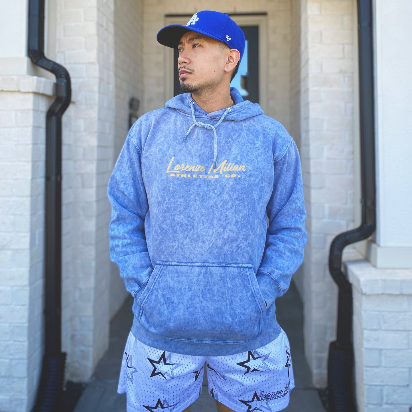 LM Vintage Hoodie “Sky”