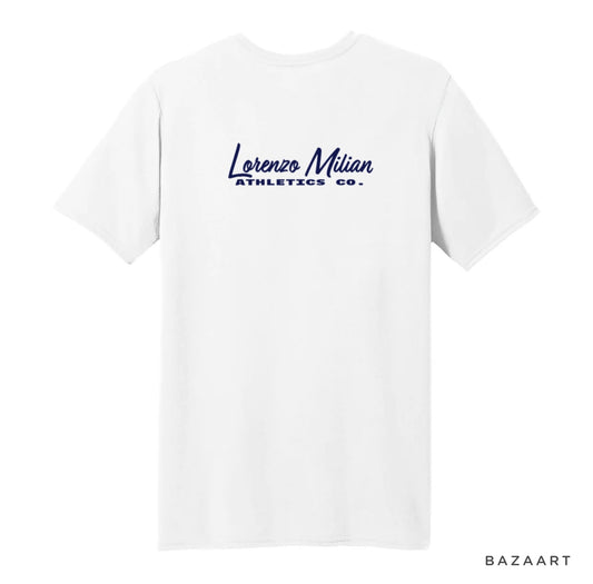 LM Basic Tee (Navy Blue Logo)