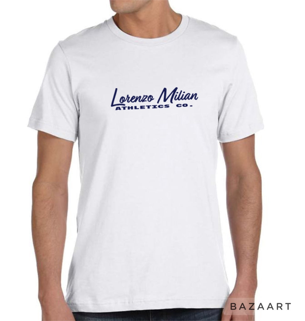 LM Basic Tee (Navy Blue Logo)