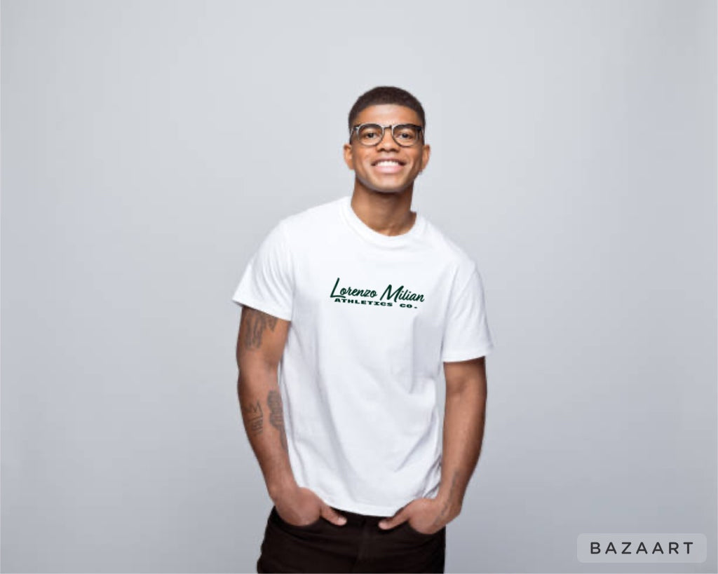 LM Basic Tee (Dark Green Logo)