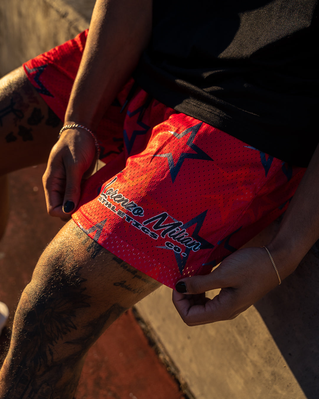 LM Classic Mesh Shorts “Red Pepper”