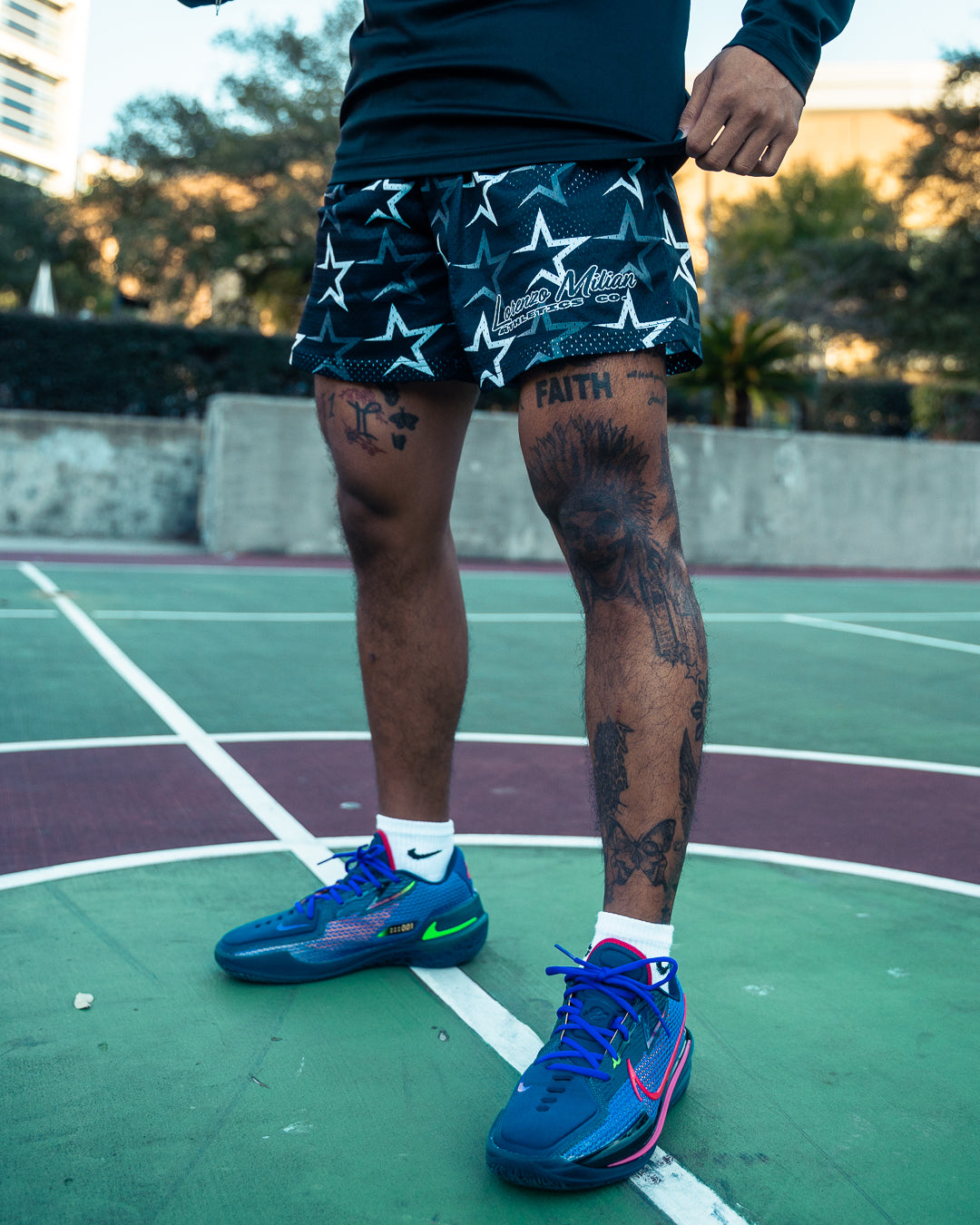 LM Classic Mesh Shorts “Black Magic”